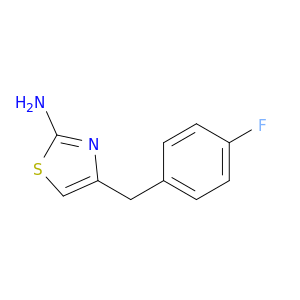 4-[(4-氟苯基)甲基]-1,3-噻唑-2-胺