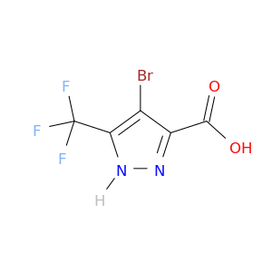 4-Bromo-5-(trifluoromethyl)-1H-pyrazole-3-carboxylic acid