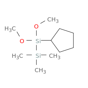 Disilane, 1-cyclopentyl-1,1-dimethoxy-2,2,2-trimethyl-