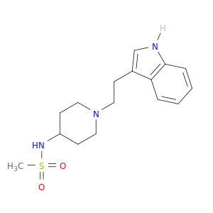 Methanesulfonamide, N-[1-[2-(1H-indol-3-yl)ethyl]-4-piperidinyl]-