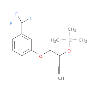 Silane, trimethyl[[1-[[3-(trifluoromethyl)phenoxy]methyl]-2-propynyl]oxy]-