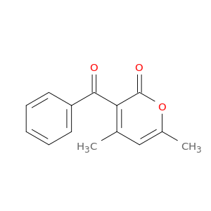 2H-Pyran-2-one,3-benzoyl-4,6-dimethyl-