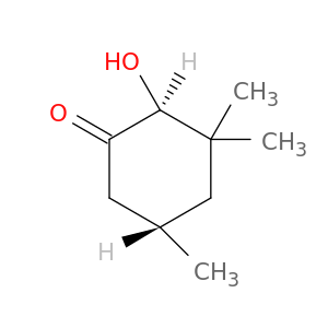 Cyclohexanone, 2-hydroxy-3,3,5-trimethyl-, trans-