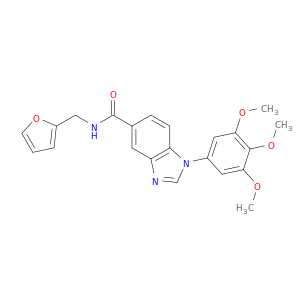 N-(2-furylmethyl)-1-(3,4,5-trimethoxyphenyl)benzoimidazole-5-carboxamide