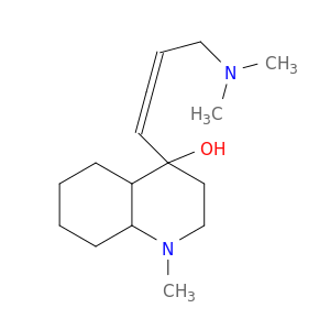 4-Quinolinol, 4-[4-(dimethylamino)-1,2-butadienyl]decahydro-1-methyl-