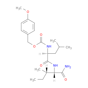 L-Isoleucinamide, N-[[(4-methoxyphenyl)methoxy]carbonyl]-L-leucyl-