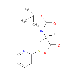 D-Cysteine, N-[(1,1-dimethylethoxy)carbonyl]-S-2-pyridinyl-