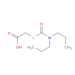 Acetic acid, [[(dipropylamino)carbonyl]thio]-