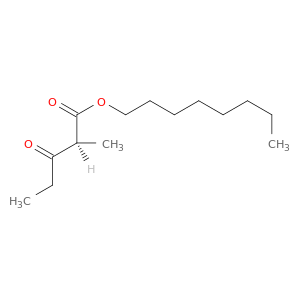 Pentanoic acid, 2-methyl-3-oxo-, octyl ester, (S)-