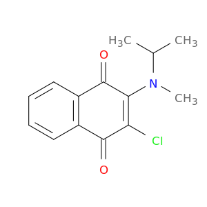 1,4-Naphthalenedione, 2-chloro-3-[methyl(1-methylethyl)amino]-