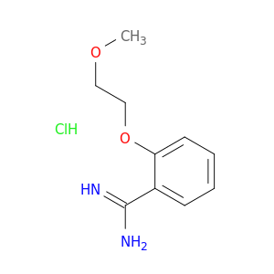 2-(2-methoxyethoxy)benzene-1-carboximidamide hydrochloride
