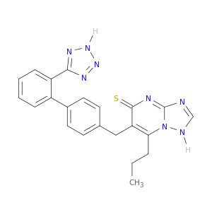 [1,2,4]Triazolo[1,5-a]pyrimidine-5(1H)-thione,7-propyl-6-[[2'-(2H-tetrazol-5-yl)[1,1'-biphenyl]-4-yl]methyl]-