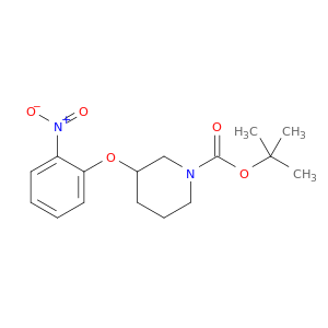 1-Piperidinecarboxylicacid, 3-(2-nitrophenoxy)-, 1,1-dimethylethyl ester