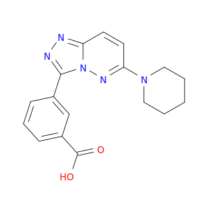 Benzoic acid, 3-[6-(1-piperidinyl)-1,2,4-triazolo[4,3-b]pyridazin-3-yl]-