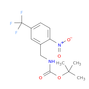 tert-Butyl 2-nitro-5-(trifluoromethyl)benzylcarbamate