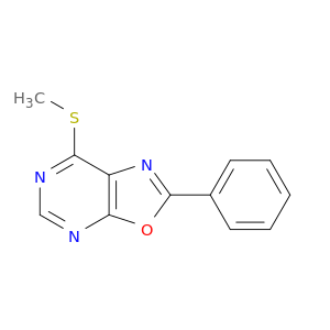 7-(methylsulfanyl)-2-phenyl[1,3]oxazolo[5,4-d]pyrimidine