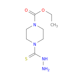1-Piperazinecarboxylic acid, 4-(hydrazinothioxomethyl)-, ethyl ester