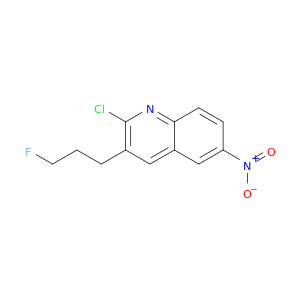 Quinoline, 2-chloro-3-(3-fluoropropyl)-6-nitro-