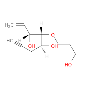 1-Octen-7-yne-3,5-diol, 4-(3-hydroxypropoxy)-, (3R,4R,5S)-