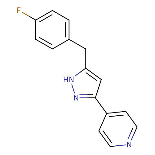 4-(5-(4-Fluorobenzyl)-1H-pyrazol-3-yl)pyridine