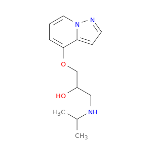 2-Propanol, 1-[(1-methylethyl)amino]-3-(pyrazolo[1,5-a]pyridin-4-yloxy)-
