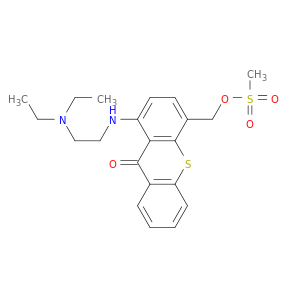 9H-Thioxanthen-9-one,1-[[2-(diethylamino)ethyl]amino]-4-[[(methylsulfonyl)oxy]methyl]-