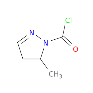 1H-Pyrazole-1-carbonylchloride, 4,5-dihydro-5-methyl-