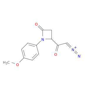 2-Azetidinone, 4-(diazoacetyl)-1-(4-methoxyphenyl)-
