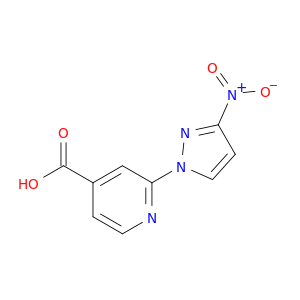 2-(3-nitro-1H-pyrazol-1-yl)pyridine-4-carboxylic acid