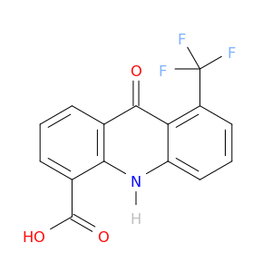 4-Acridinecarboxylicacid, 9,10-dihydro-9-oxo-8-(trifluoromethyl)-