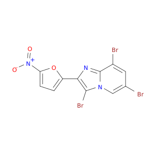 Imidazo[1,2-a]pyridine, 3,6,8-tribromo-2-(5-nitro-2-furanyl)-