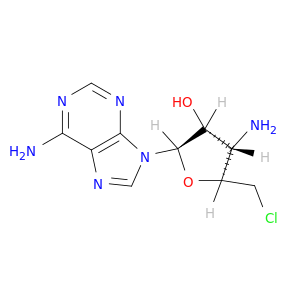 Adenosine, 3'-amino-5'-chloro-3',5'-dideoxy-
