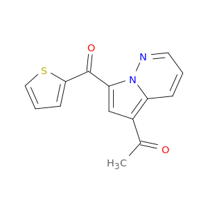 Ethanone, 1-[7-(2-thienylcarbonyl)pyrrolo[1,2-b]pyridazin-5-yl]-