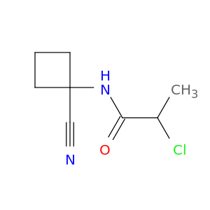2-chloro-N-(1-cyanocyclobutyl)propanamide