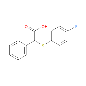 2-[(4-氟苯基)硫烷基]-2-苯乙酸