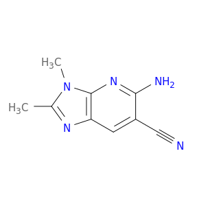3H-Imidazo[4,5-b]pyridine-6-carbonitrile, 5-amino-2,3-dimethyl-