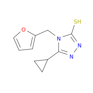5-环丙基-4-(呋喃-2-基甲基)-4H-1,2,4-三唑-3-硫醇