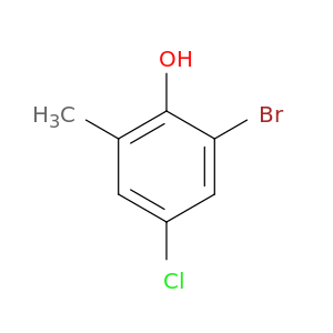 2-溴-4-氯-6-甲基苯酚