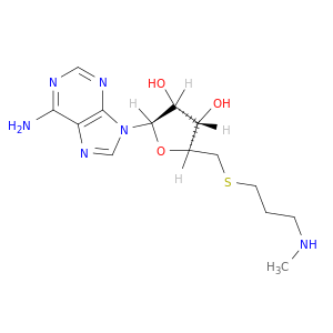 Adenosine, 5'-S-[3-(methylamino)propyl]-5'-thio-