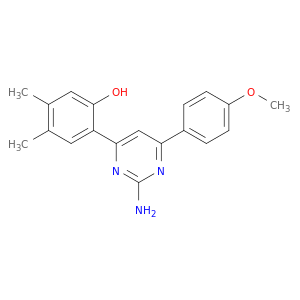 Phenol, 2-[2-amino-6-(4-methoxyphenyl)-4-pyrimidinyl]-4,5-dimethyl-