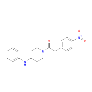 4-Piperidinamine, 1-[(4-nitrophenyl)acetyl]-N-phenyl-