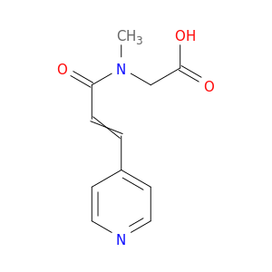 Glycine,N-methyl-N-[1-oxo-3-(4-pyridinyl)-2-propen-1-yl]-