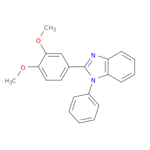 1H-Benzimidazole, 2-(3,4-dimethoxyphenyl)-1-phenyl-