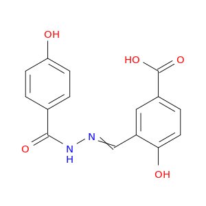 Benzoic acid, 4-hydroxy-3-[[(4-hydroxybenzoyl)hydrazono]methyl]-