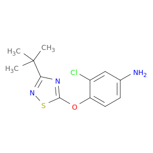 4-[(3-tert-butyl-1,2,4-thiadiazol-5-yl)oxy]-3-chloroaniline