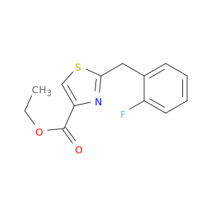 Ethyl 2-[(2-fluorophenyl)methyl]-1,3-thiazole-4-carboxylate
