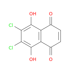1,4-Naphthalenedione, 6,7-dichloro-5,8-dihydroxy-
