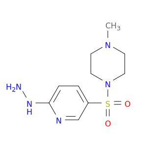 1-[(6-Hydrazinylpyridin-3-yl)sulfonyl]-4-methylpiperazine