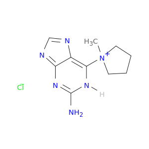 1-(2-氨基-1H-嘌呤-6-基)-1-甲基吡咯烷鎓氯化物