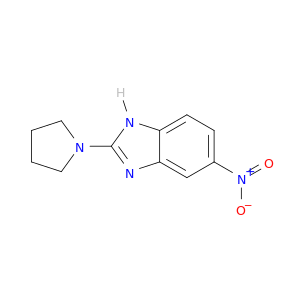 1H-Benzimidazole, 5-nitro-2-(1-pyrrolidinyl)-